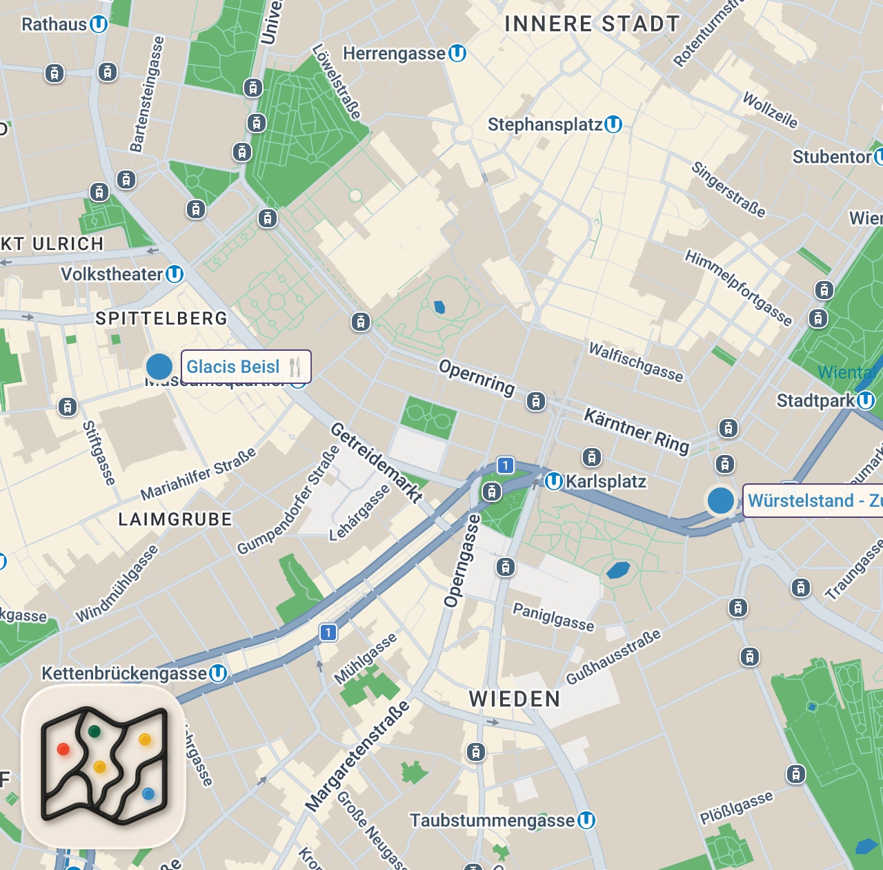 Map preview for ACTION BRONSON LIVE FROM AUSTRIA | FTD EUROPEAN FOOD TOUR PART 1
