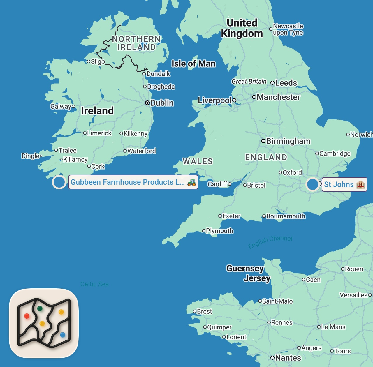 Map preview for How a Master Cheese Maker Perfected An Irish Smoked Cheese [Advertiser Content From YETI]
