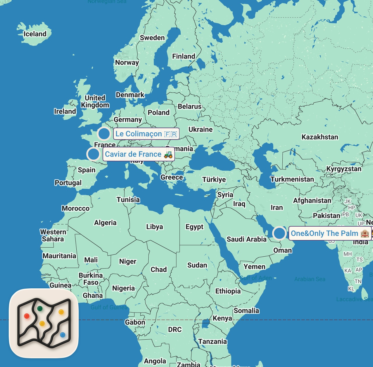 Map preview for We ATE at LEGENDARY 16-MICHELIN Star Chef Yannick Alleno’s Restaurant in DUBAI | STAY