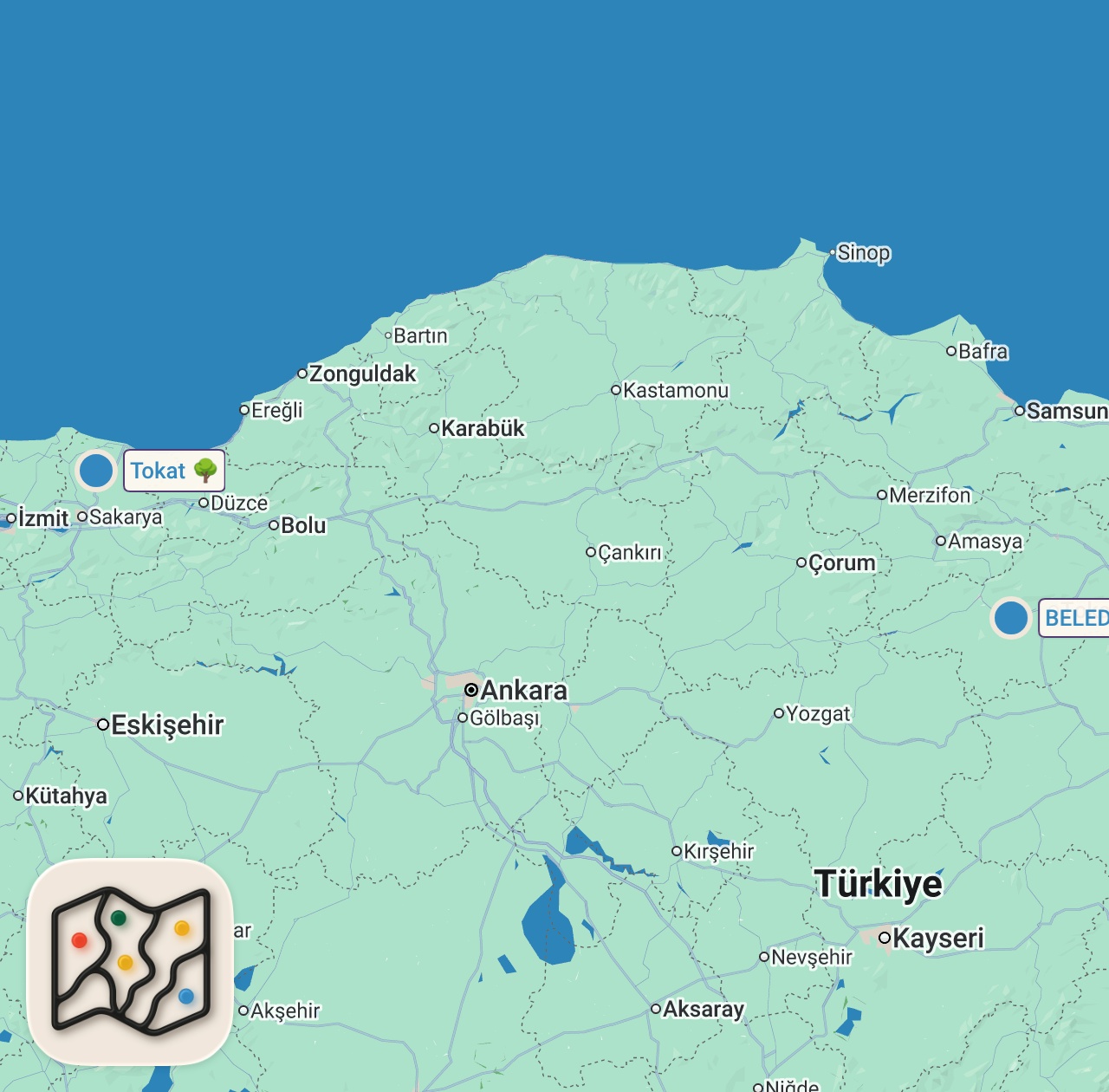 Map preview for BU YEMEĞİ HAMAMDA YİYİYORLAR | TOKAT PİRHAN RESTAURANT