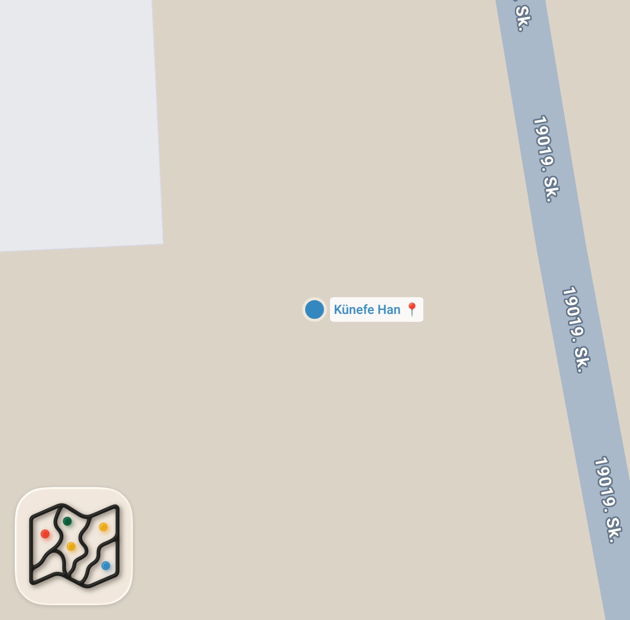 Map preview for Kaymaklı künefe künefe han  Gaziantep