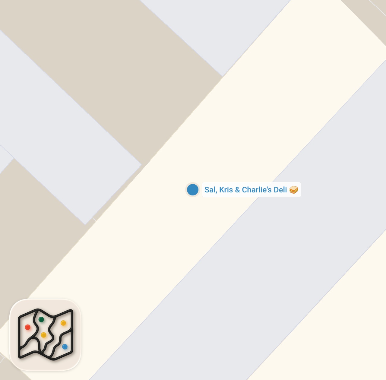 Map preview for This FAMOUS NYC Deli Sandwich is a Must Try📍Sal, Kris, & Charlie’s Deli 📍#nyc #food #newyork