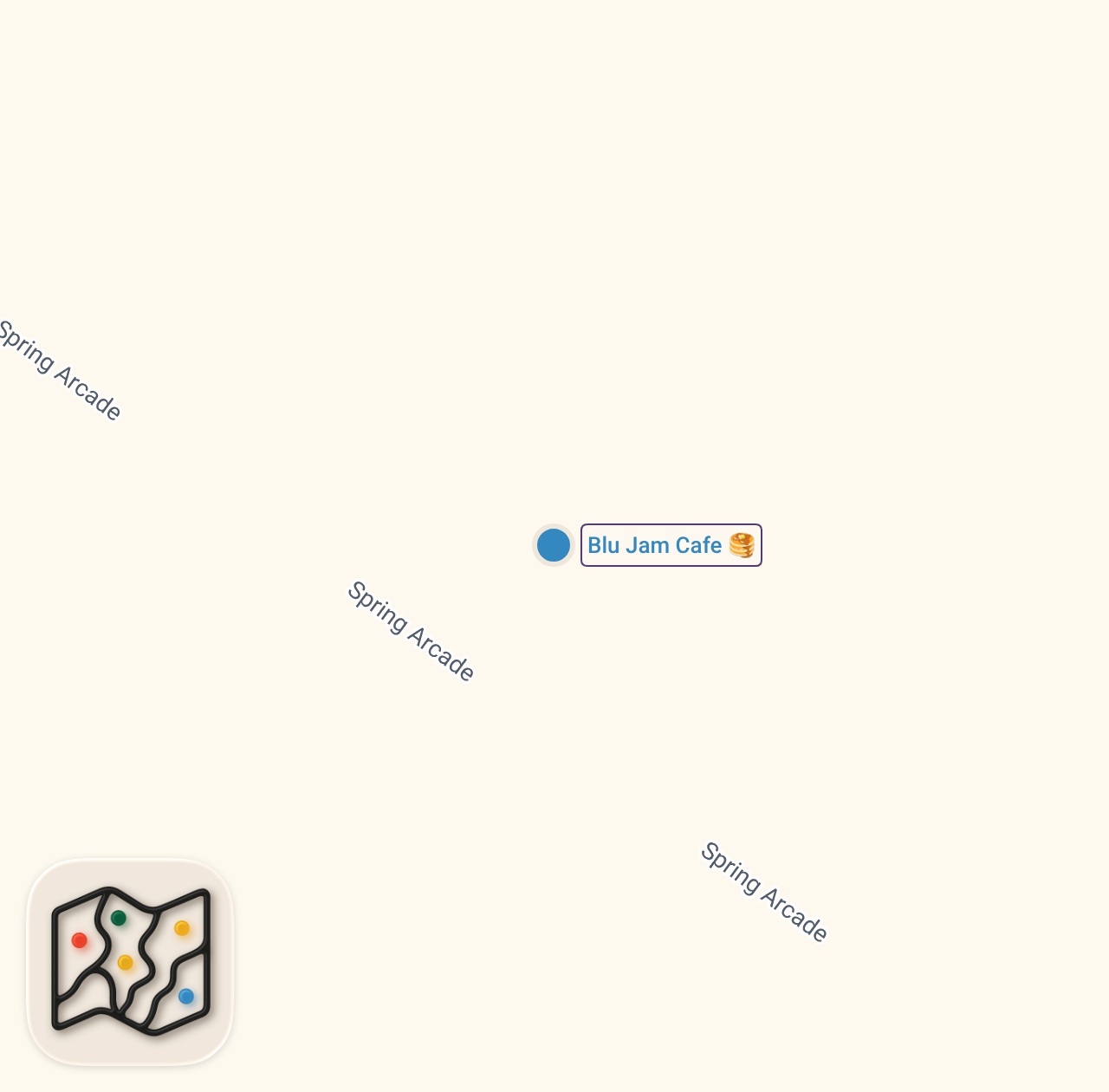 Map of 1 spots from Cooking with Franny Arrieta on Facetime