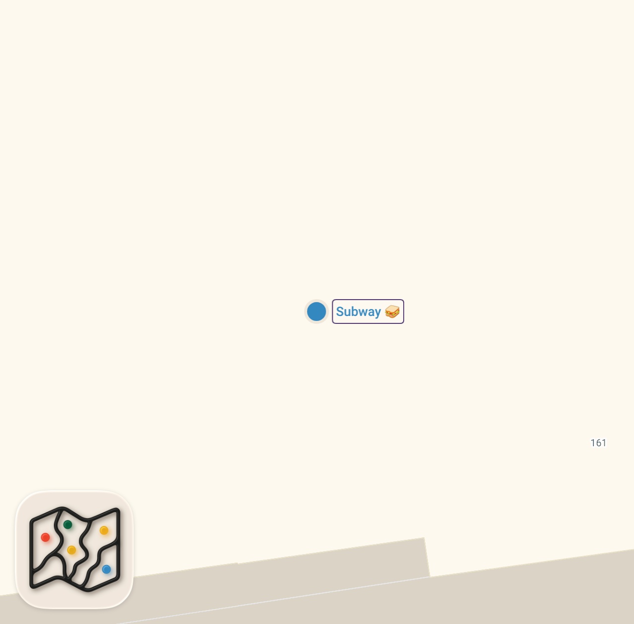 Map of 1 spots from US vs UK Subway