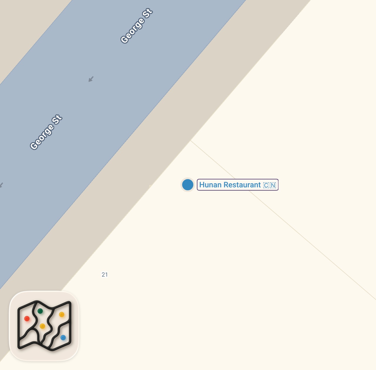 Map of 1 spots from Eating At Oasis’ Favourite Chinese Restaurant