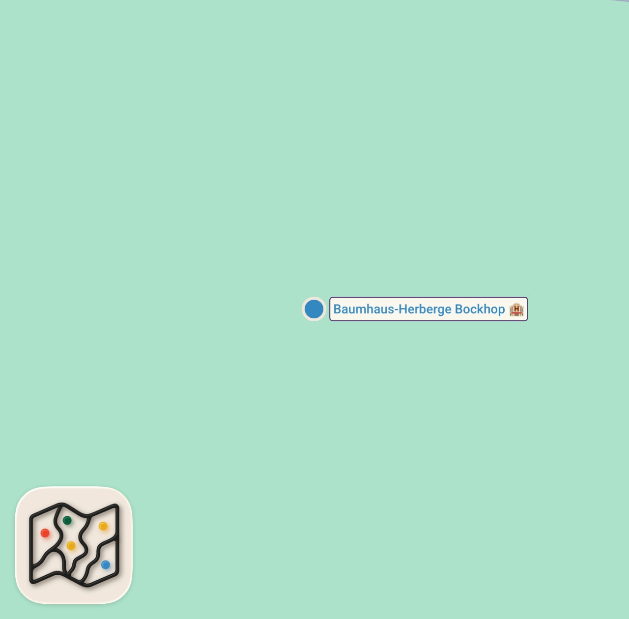 Map of 1 spots from Ich schlafe 8 Meter über dem Boden – in einem Baumhaus