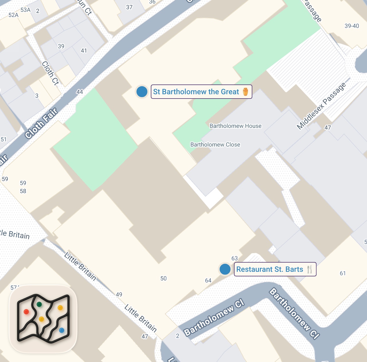 Map preview for Behind the Scenes: How London's ST BARTS Achieved a MICHELIN STAR in Just 6 MONTHS