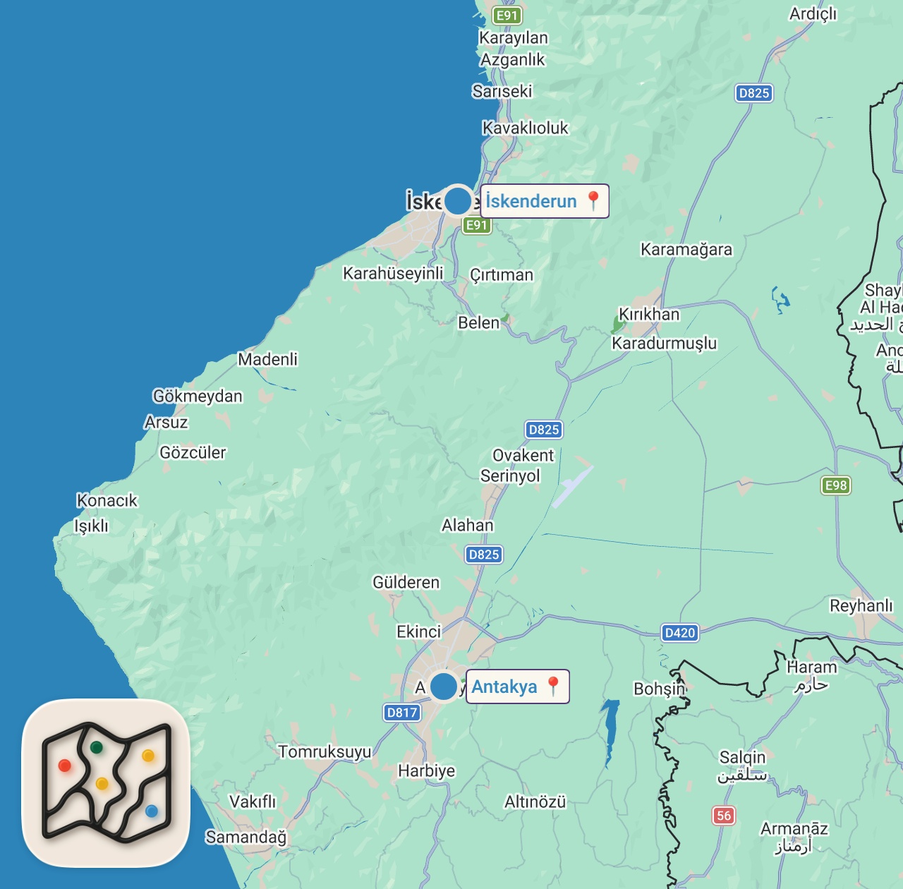 Map preview for 2 FARKLI KİREMİT DÖNER TARİFİ!!!