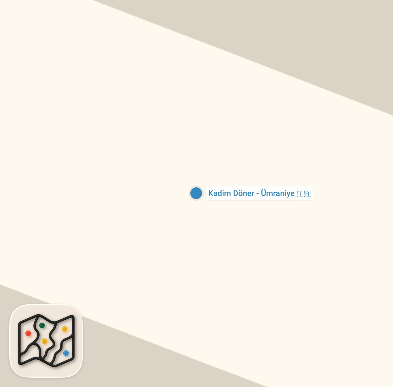 Map preview for Bu Dönercide Herşey Yarı Fiyatına! Kadim Döner Ümraniye #reklam