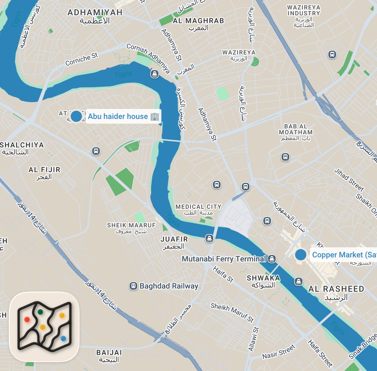 Map preview for I Tried Iraq’s 4,000 Year Old National Dish!! (Mesopotamian Marshes)
