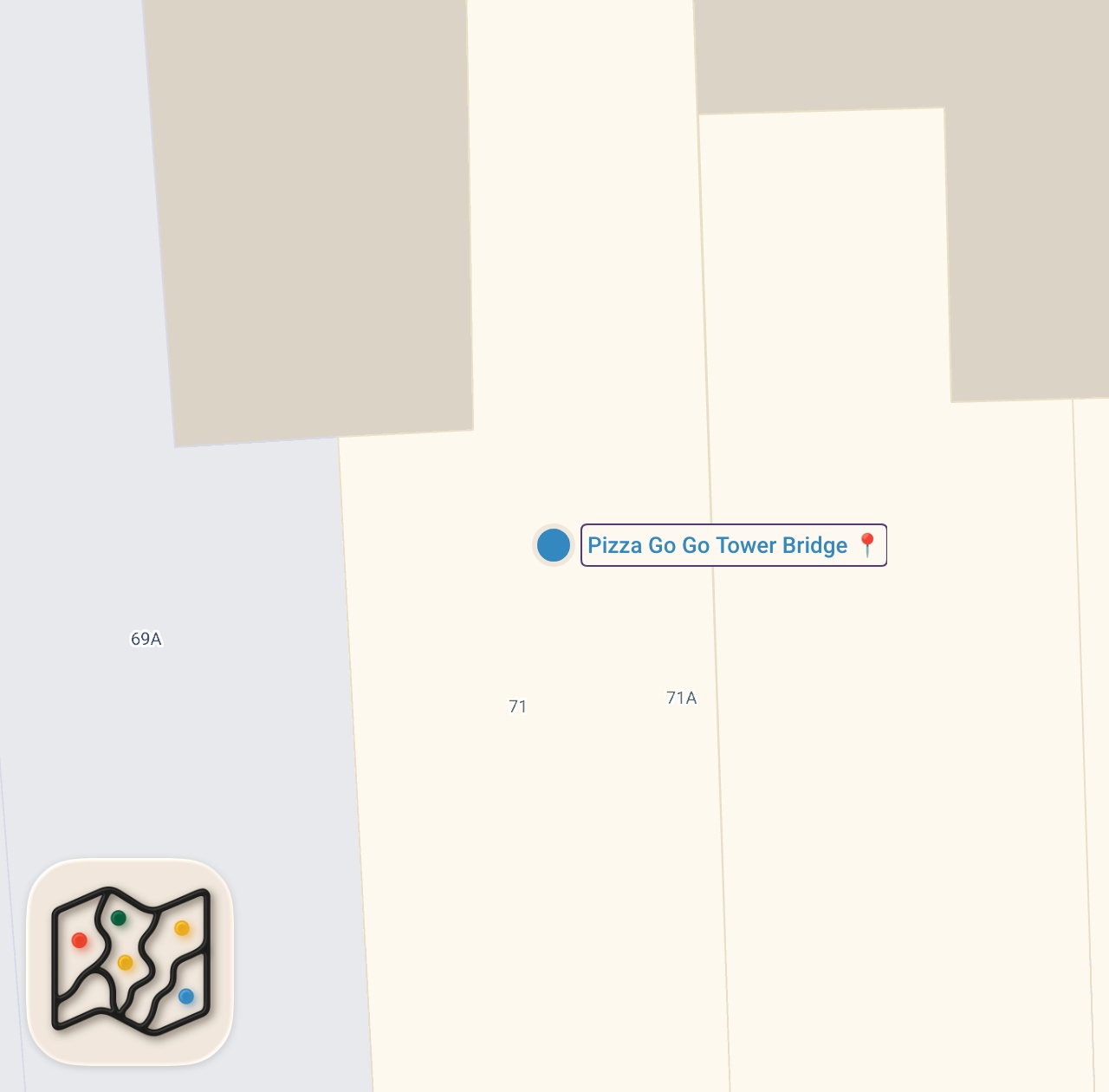 Map of 1 spots from I Tried the Worst Pizzas in London