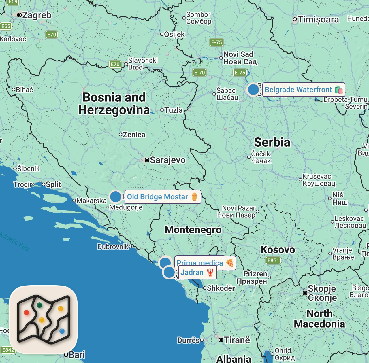 Map preview for EN UCUZ YURTDIŞI GEZİSİNİ BURAYA YAPARSIN!!!