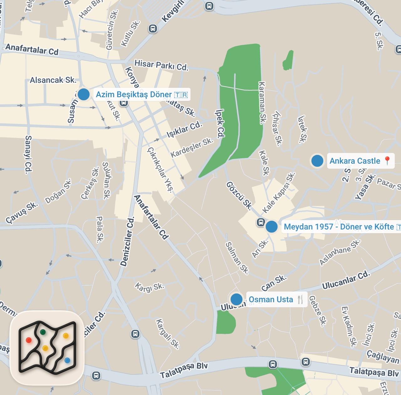 Map preview for ANKARA’NIN TARİHİ DÖNERCİLERİ! Part-1