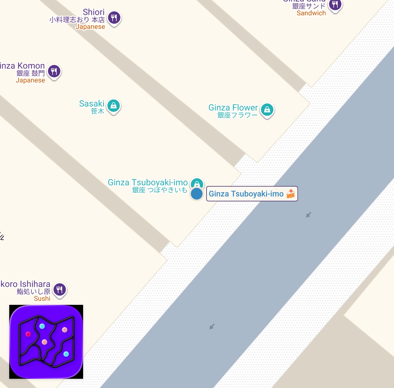 Map of 1 spots from Best Japanese Sweet Potato Ever?!