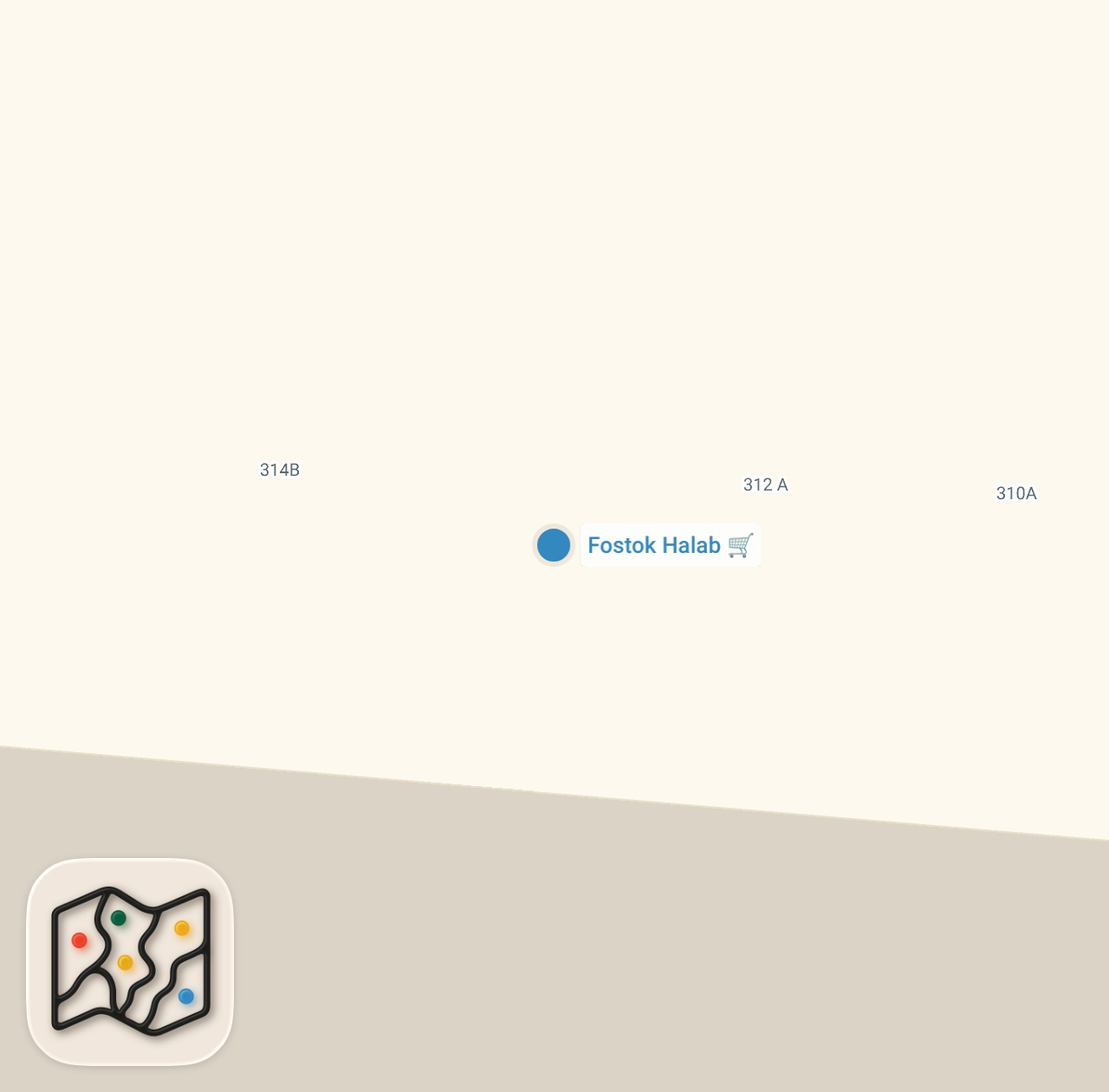 Map preview for FOSTOK HALAB IN ACTON #food #halalfood #shawarma #broastedchicken