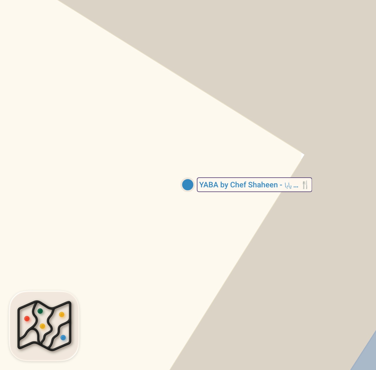 Map of 1 spots from يابا - دبي الامارات