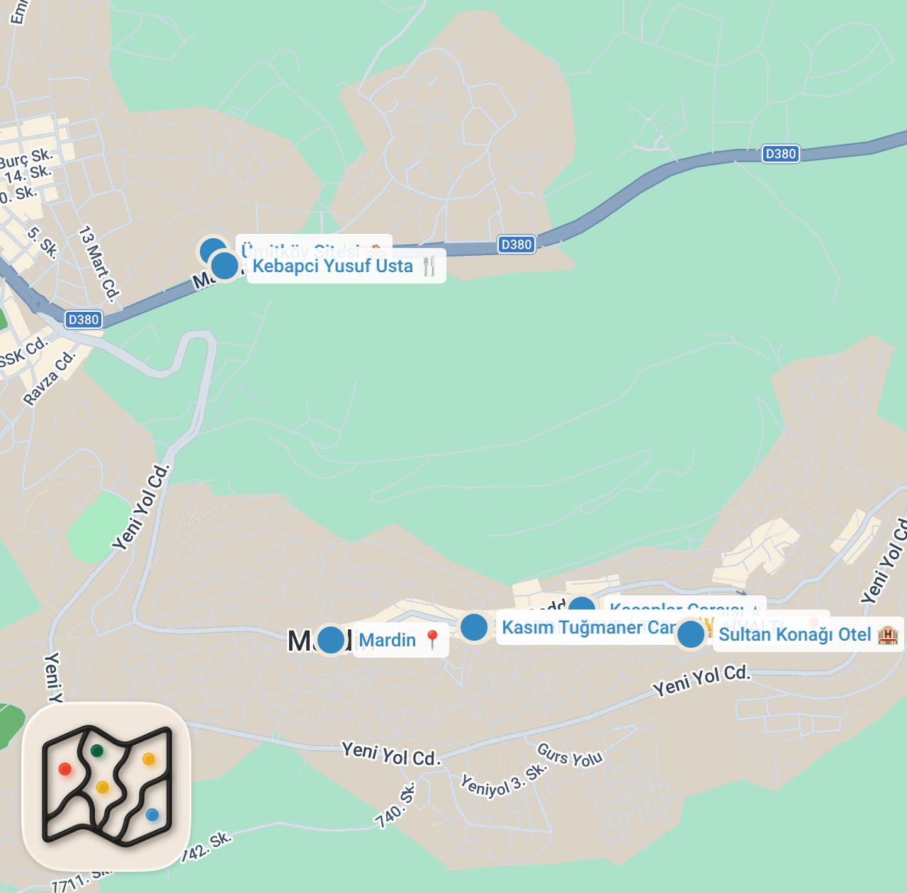 Map preview for MARDİN DE BİR GÜNDE NE YENİR ? DÜNYALARI YEDİM ! BU VİDEOYU İZLEMEDEN MARDİN'E GİTMEYİN SAKIN !