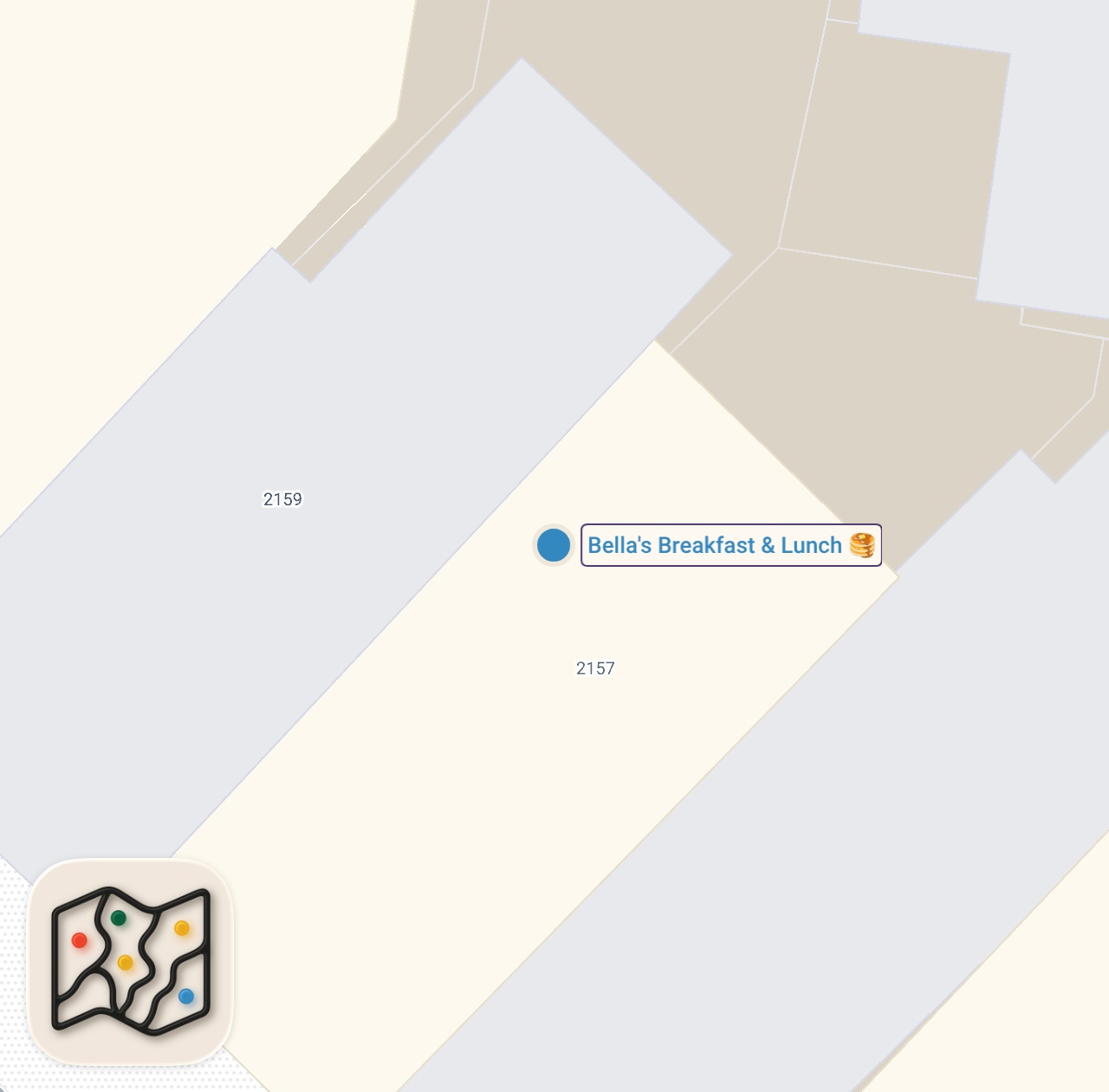 Map preview for Amazing Salmon Fried Rice 📍 Bella’s in North Philly