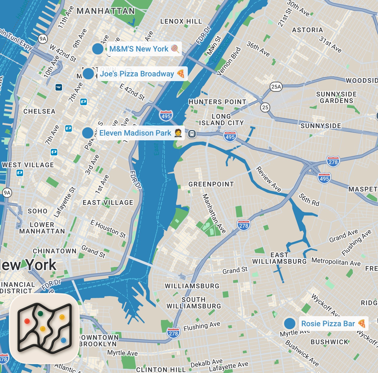 Map preview for Would you spend $63 on a pizza?? #nyc #pizza #newyorkcity #nycfood