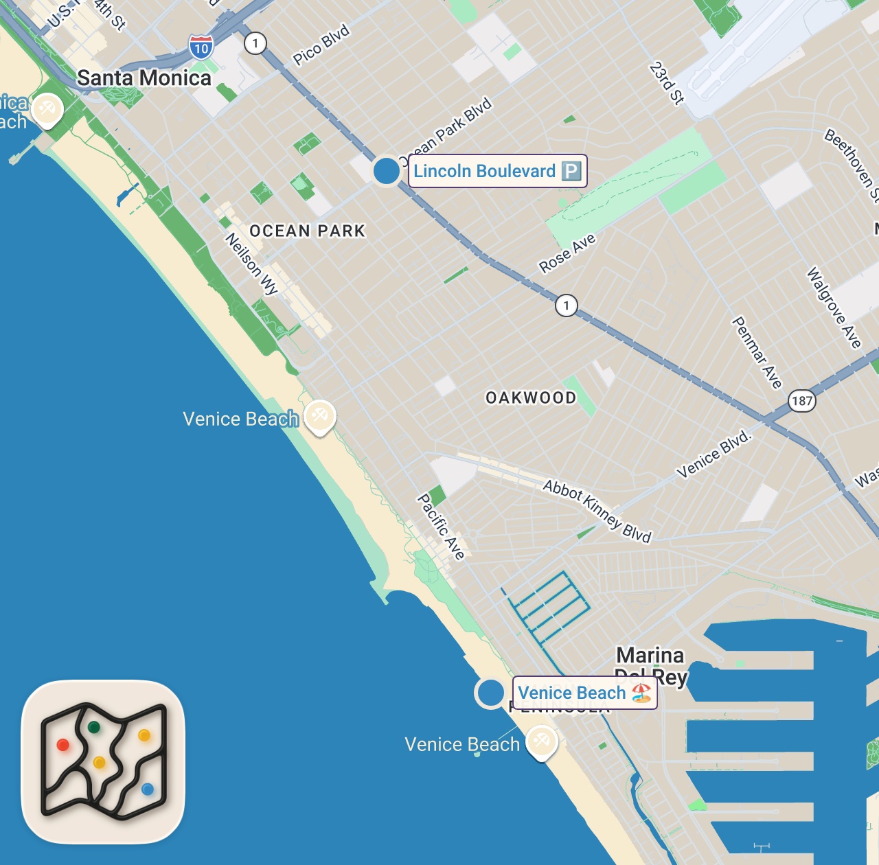 Map of 2 spots from WE GOT A HOUSE!!