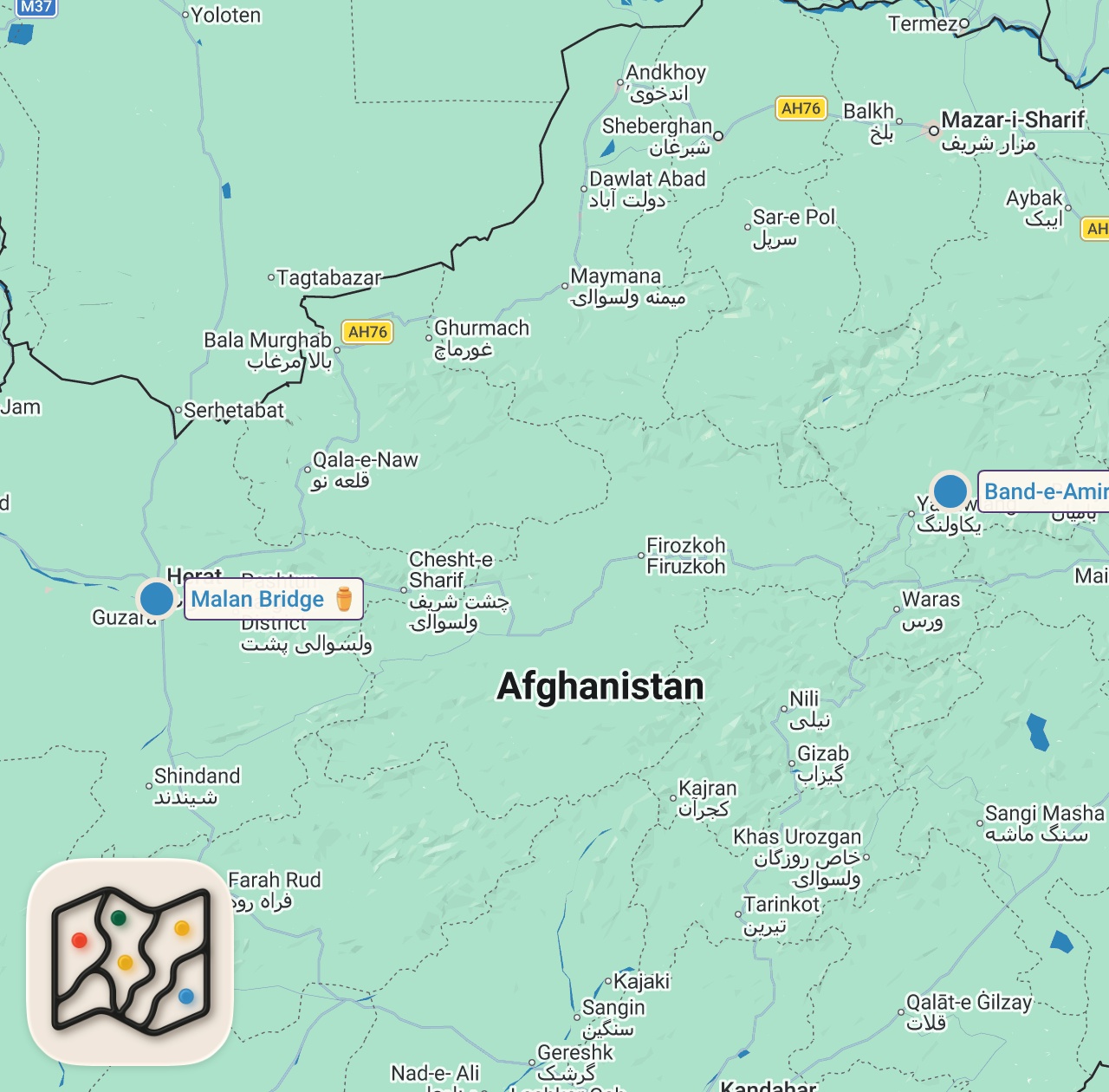 Map preview for Deep Inside Daily Lives Of Afghan People — Herat, Afghanistan 🇦🇫