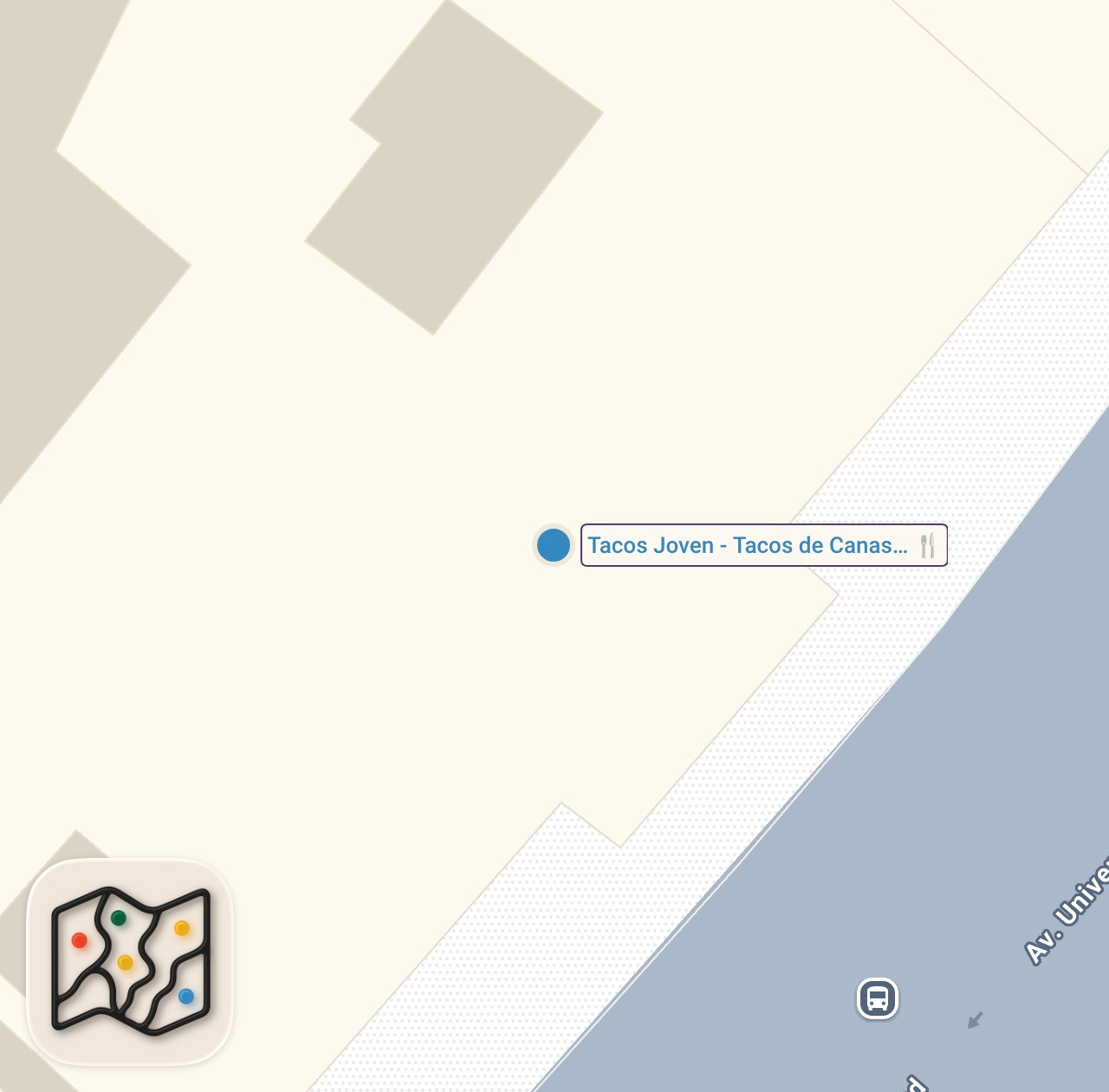 Map of 1 spots from Top 3 Best STREET TACOS in Mexico City (According to Locals)