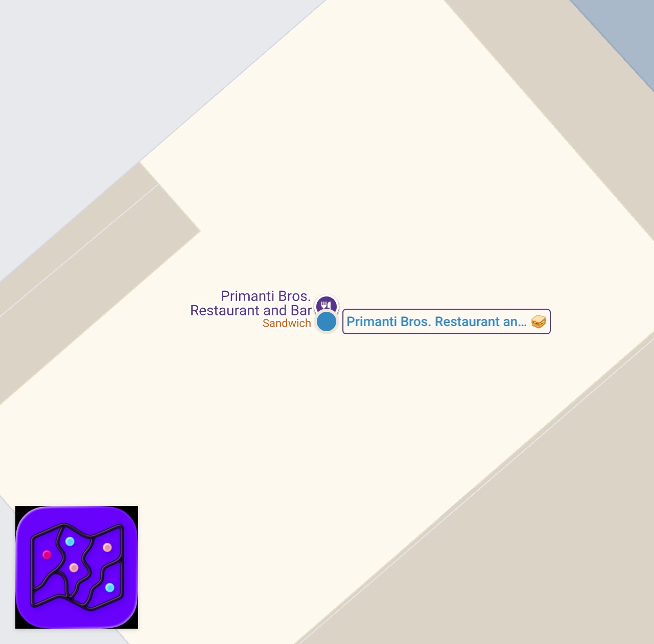 Map of 1 spots from The Most Famous Sandwich in Pittsburgh!