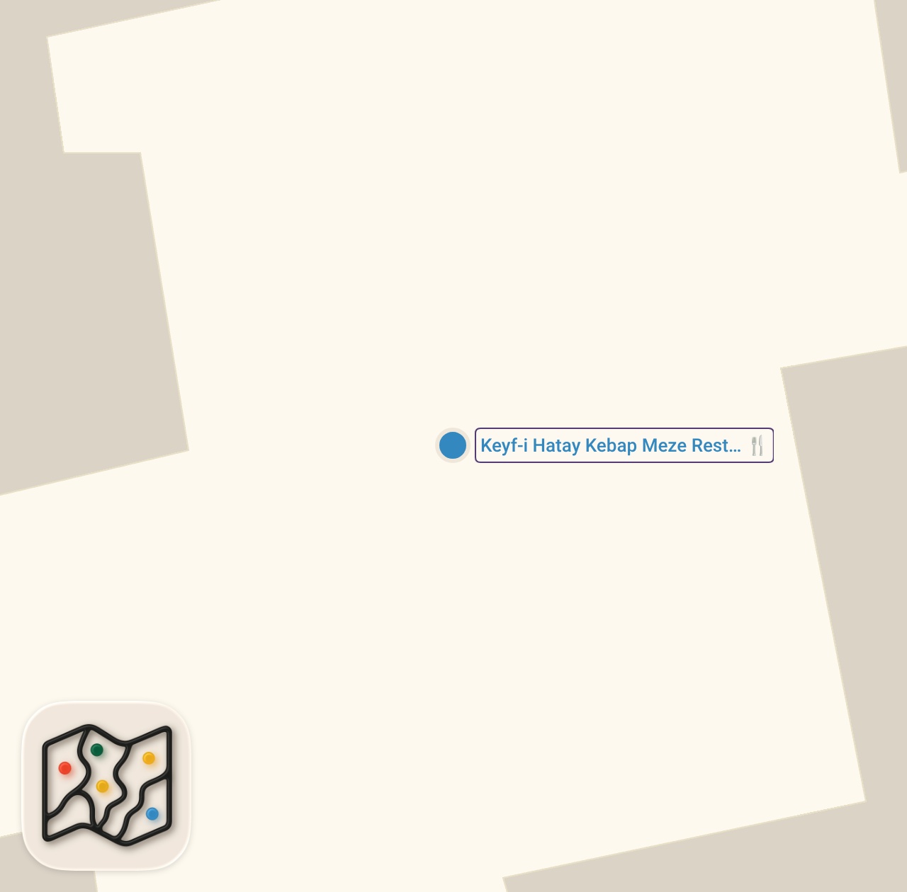 Map of 1 spots from KAÇ LİRA OLSA NORMAL? #shorts #yemek #hatay