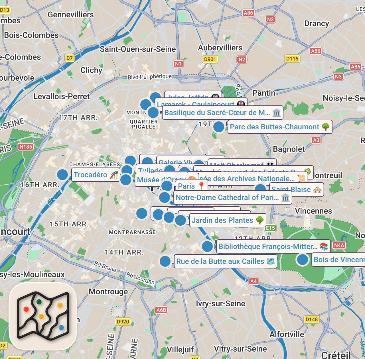 Map preview for Ranking Every Paris Arrondissement: Which is Best and Worst?
