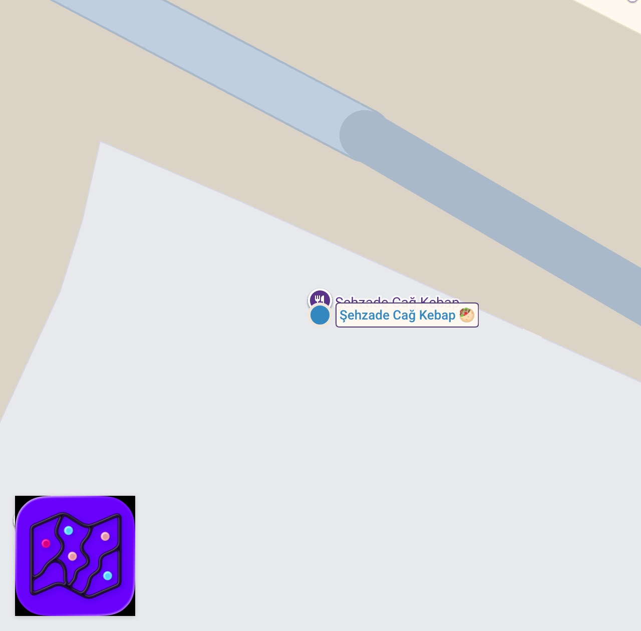 Map of 1 spots from Çağ Kebabı