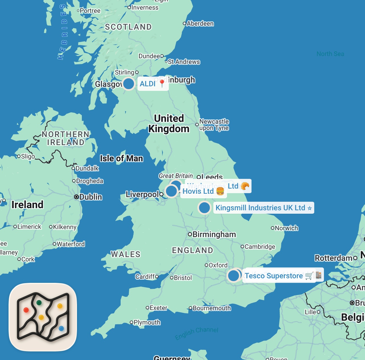Map preview for US vs UK Bread | Food Wars | Insider Food