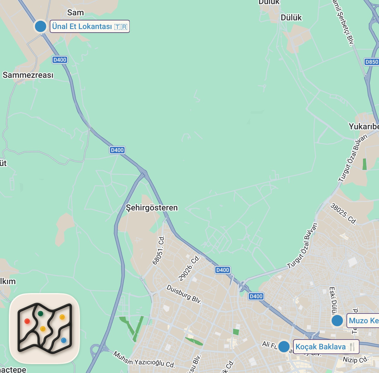 Map preview for Antep'te Deneyeceğiniz En Acı Ve Baharatlı Yemek!