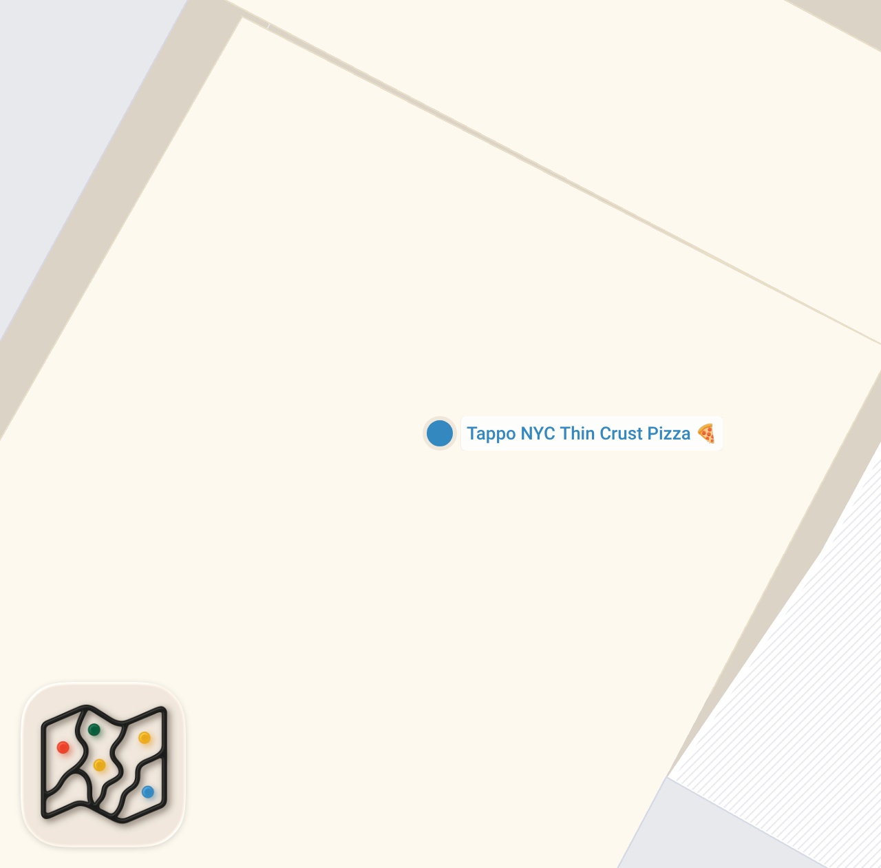 Map preview for Dave Portnoy Discovers "Thinny Thin" Pizza