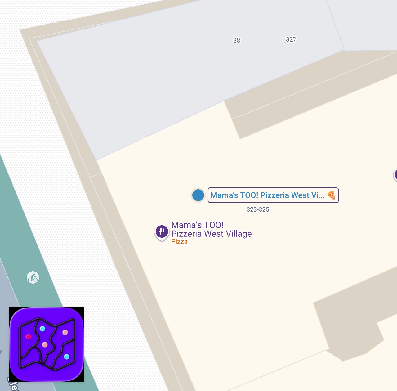 Map of 1 spots from the BEST Cheesesteak in NYC!?