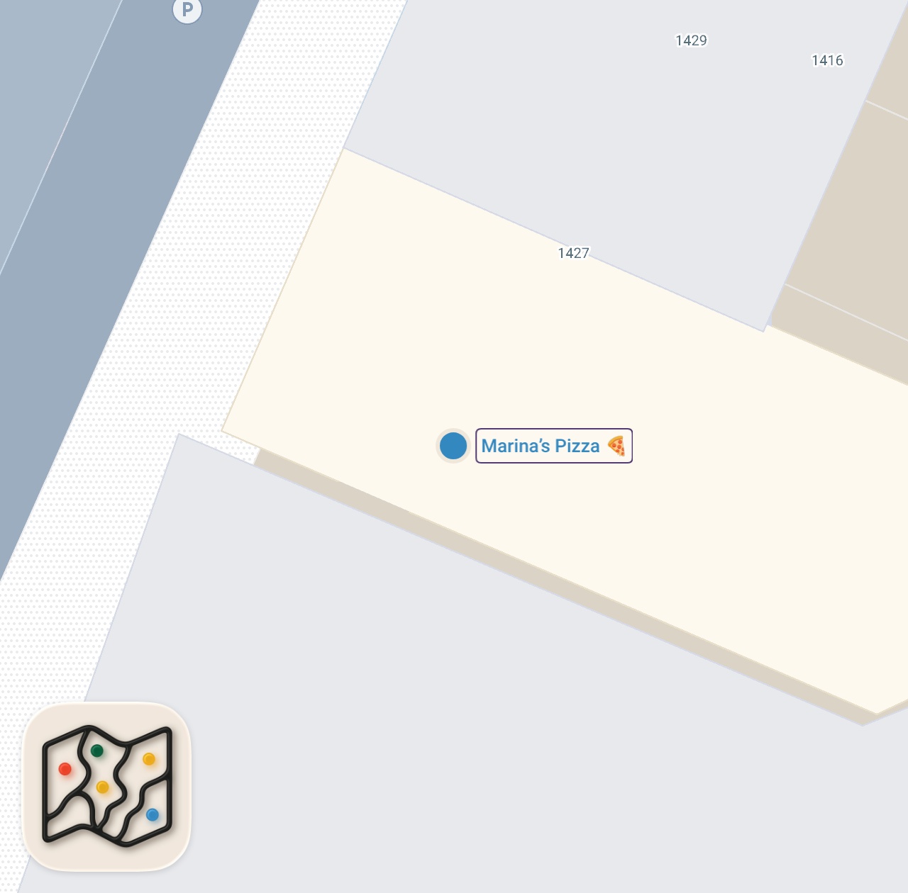 Map preview for New Philly Pizza Shop Seriously Impresses - Marina’s Pizza
