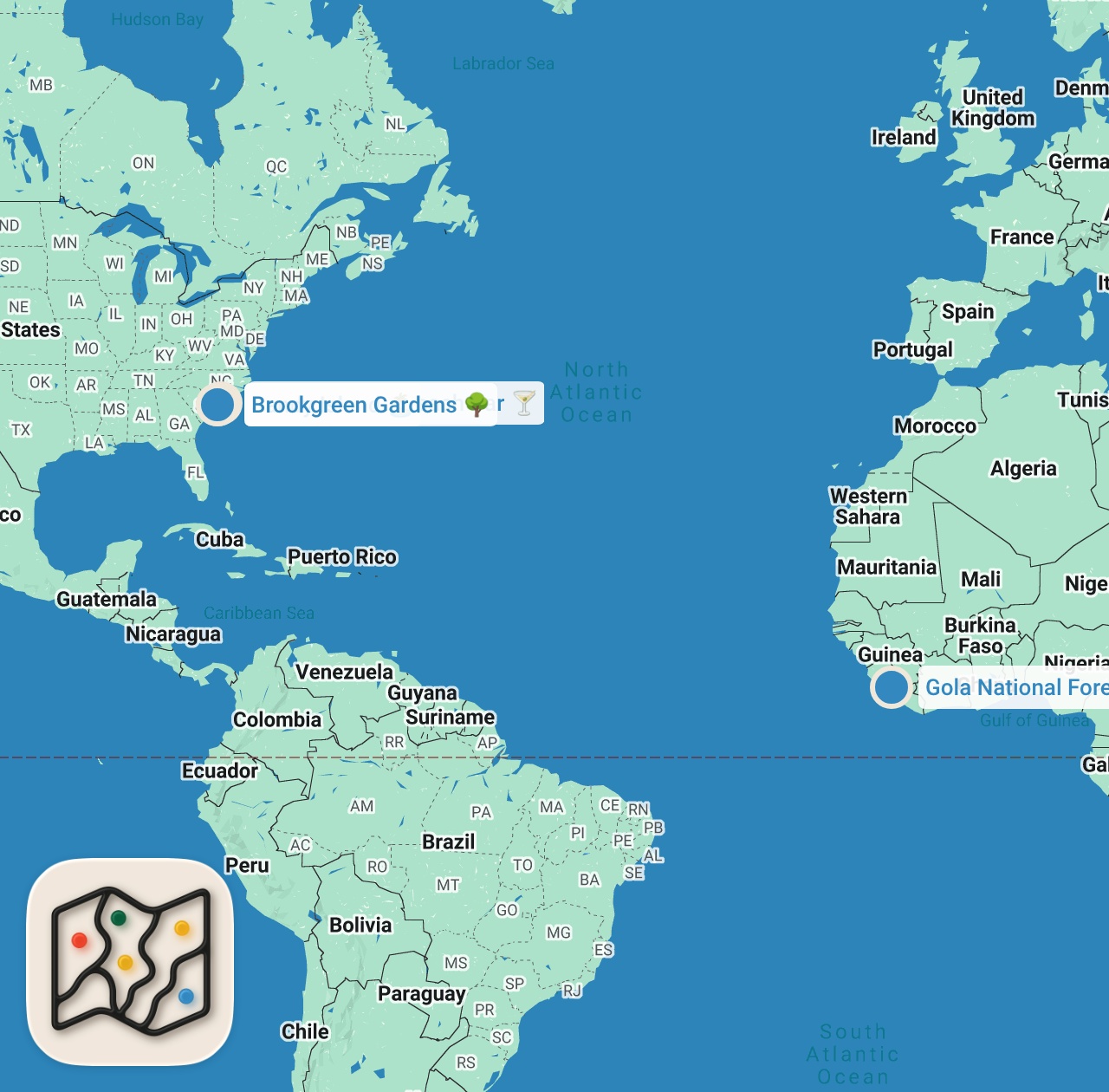 Map preview for I Went to the REAL Gullah Gullah Island