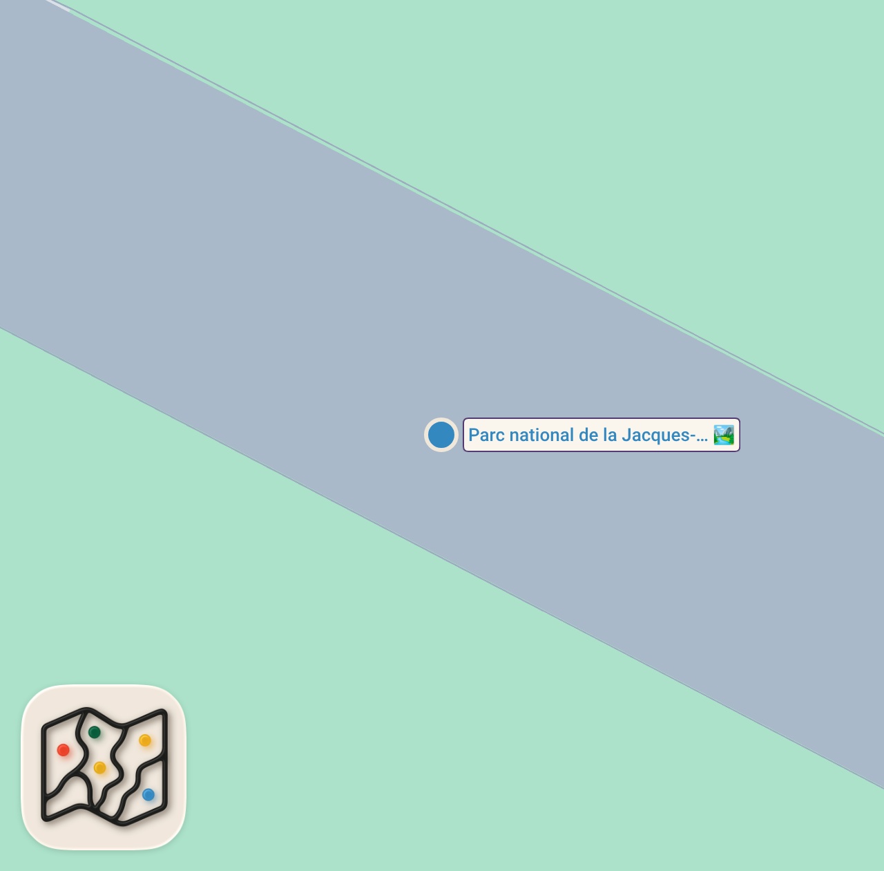 Map of 1 spots from Quebec City | Birthplace of French Canada