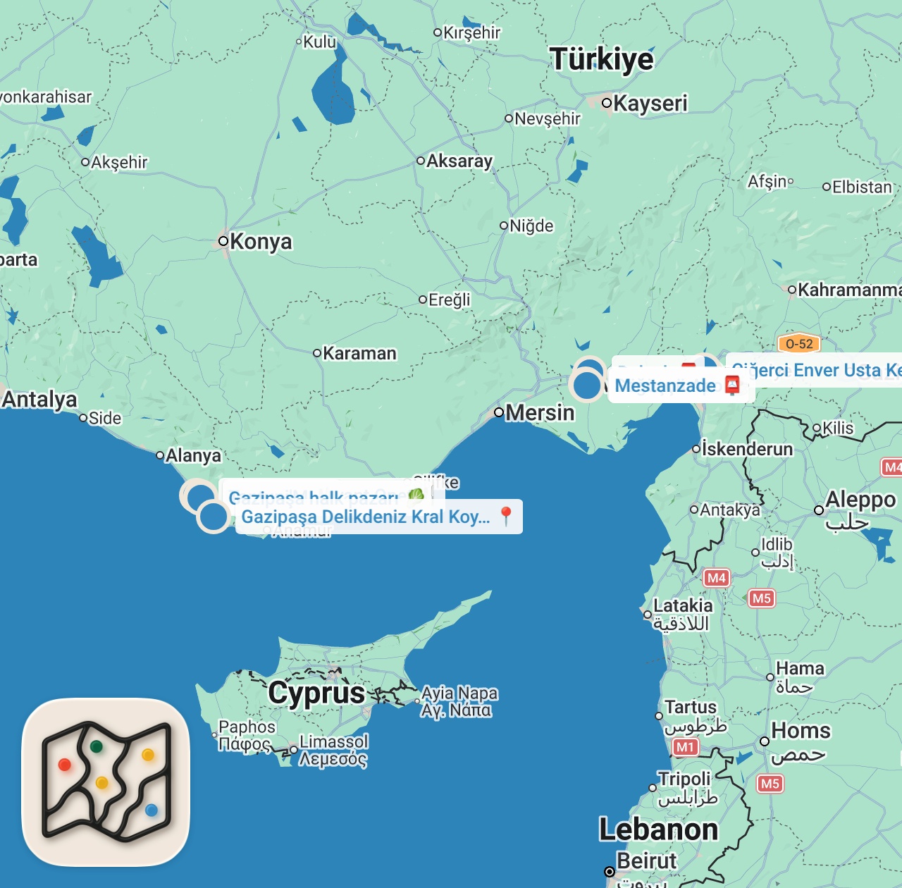 Map preview for ADANA'NIN TABLACI LEZZETLERİ!