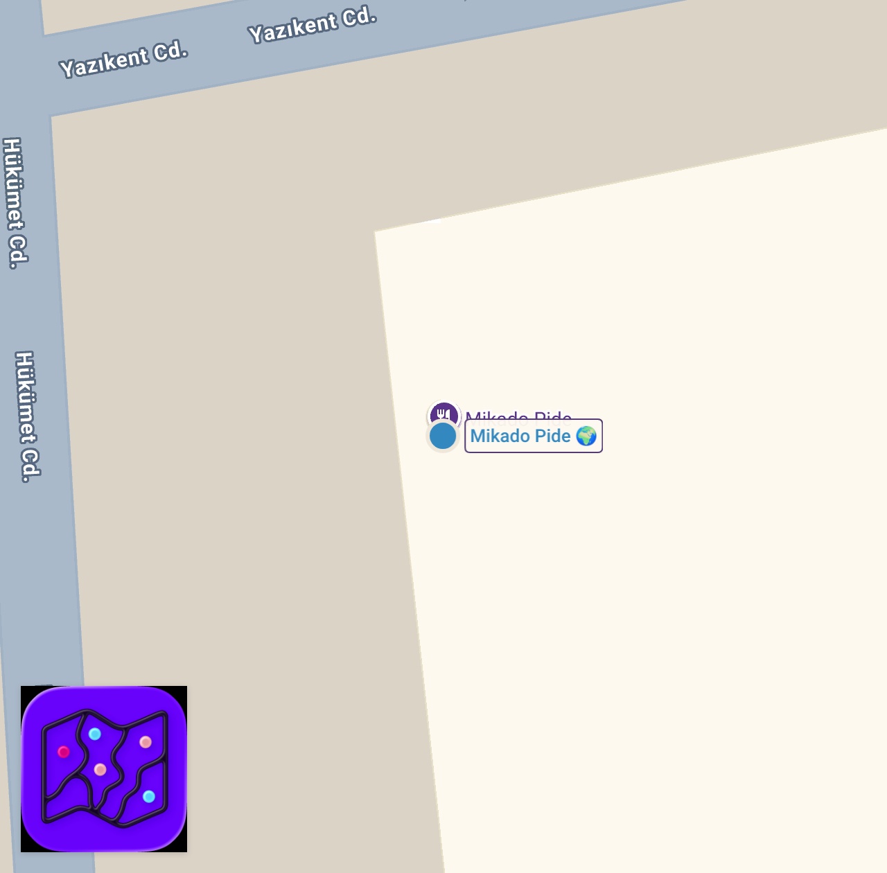 Map of 1 spots from Bu Pideyi 11 Yıl Unutamamışım #zorunlu #reklam