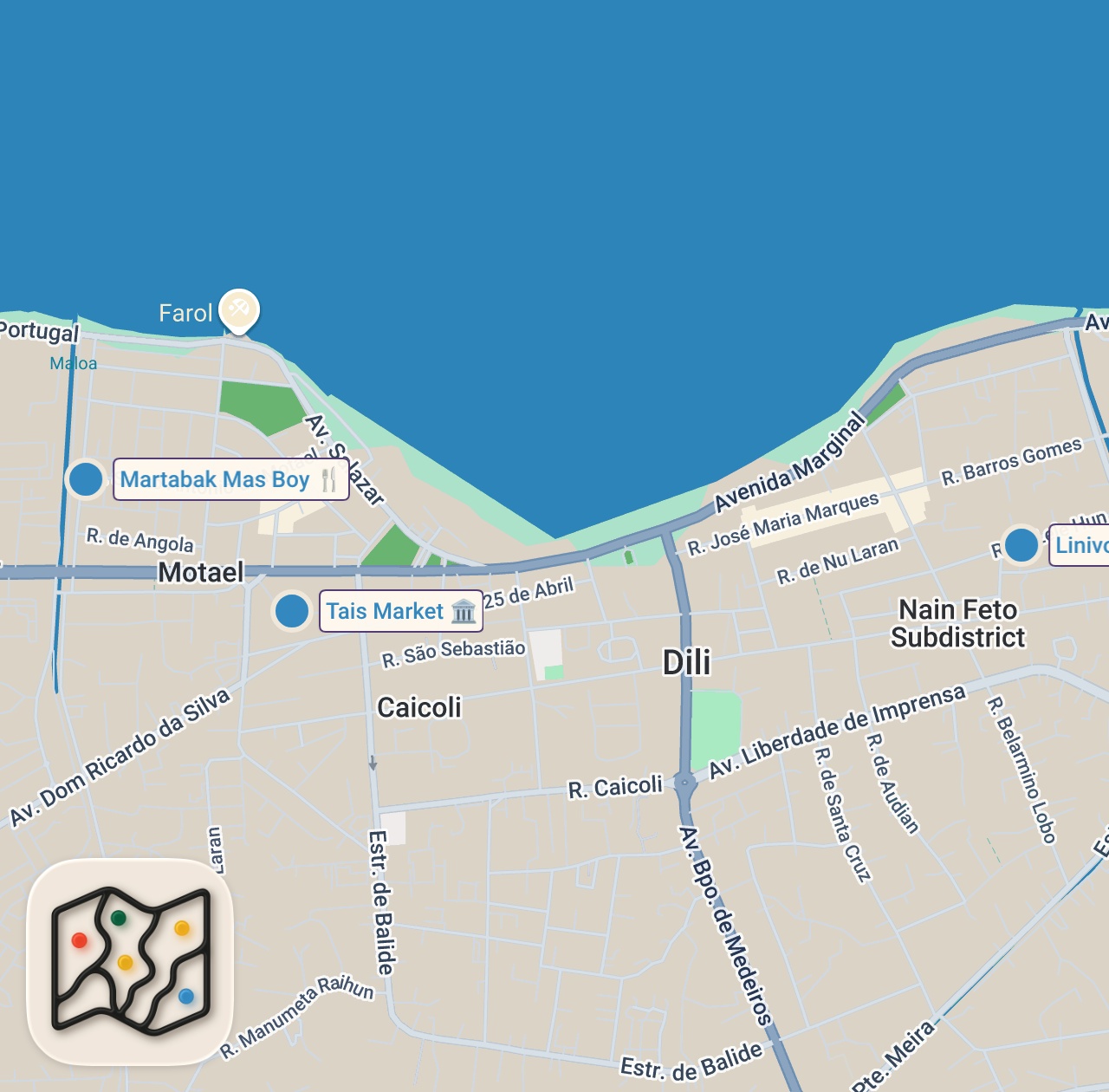 Map of 3 spots from I Tried $1 Spicy Street Food in Asia’s Least Visited Country!
