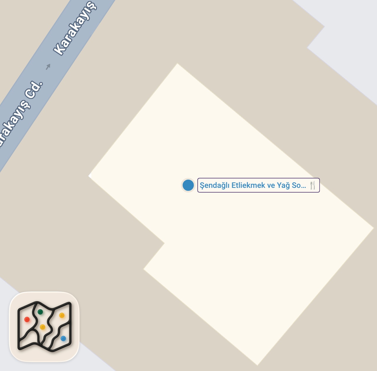 Map preview for BAŞKA ŞUBEMİZ YOKTUR! 😊 | ŞENDAĞLI ETLİ EKMEK