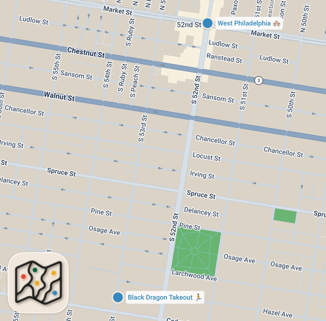 Map preview for Black-American x Chinese Takeout Fusion (soul eggrolls, oxtail lo mein, peach cobbler wontons, etc.)
