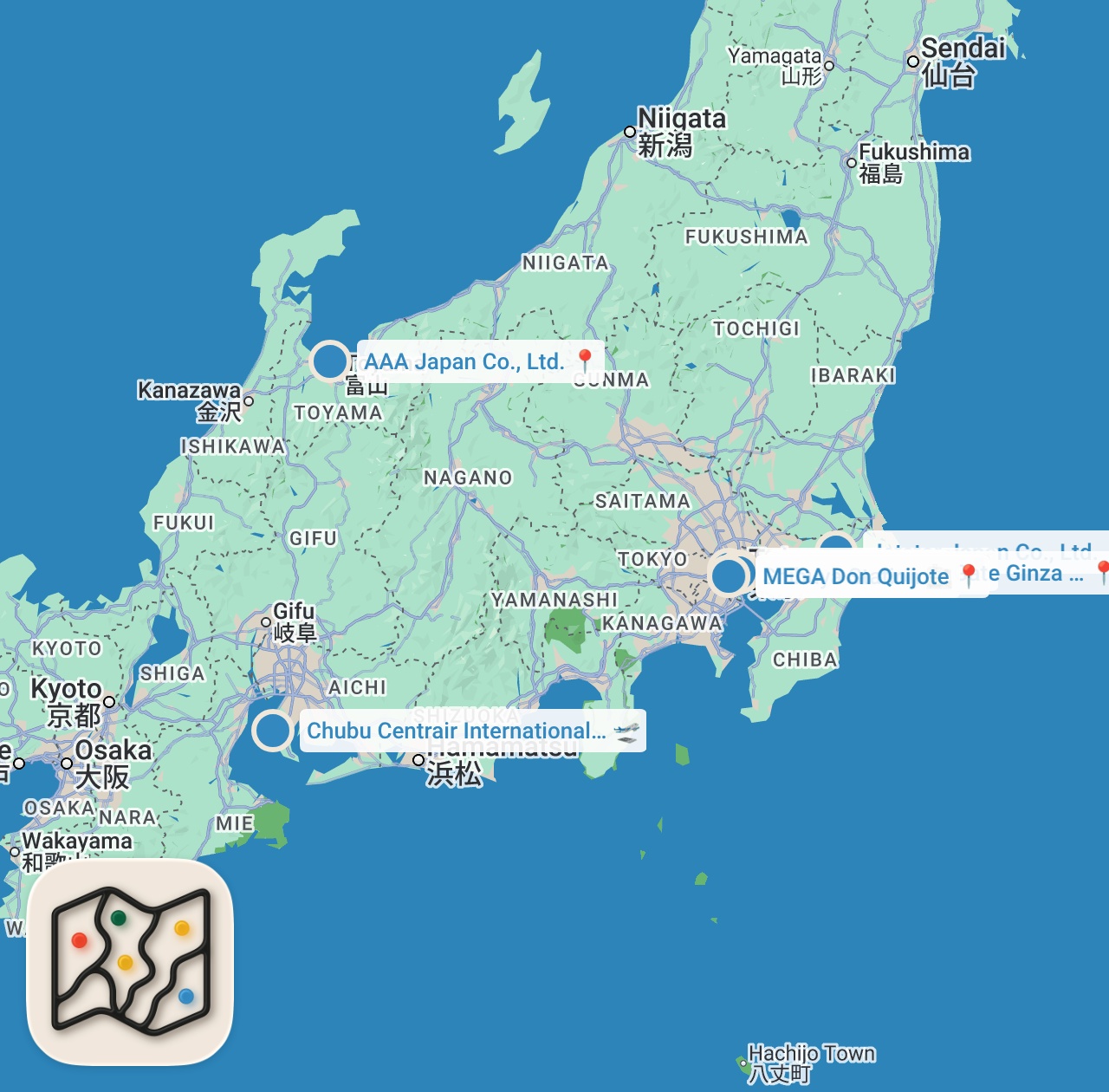 Map preview for Japan Packing Done Right! What to Bring, Skip & Buy