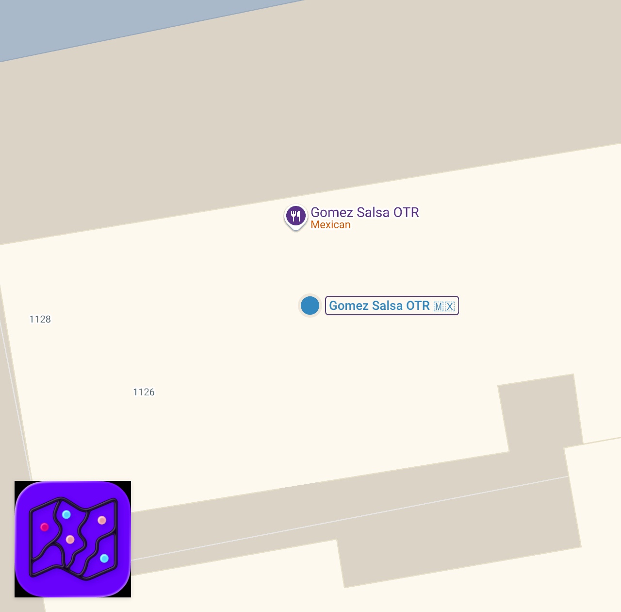 Map of 1 spots from Cheese crust burrito called a TURTLE?!?