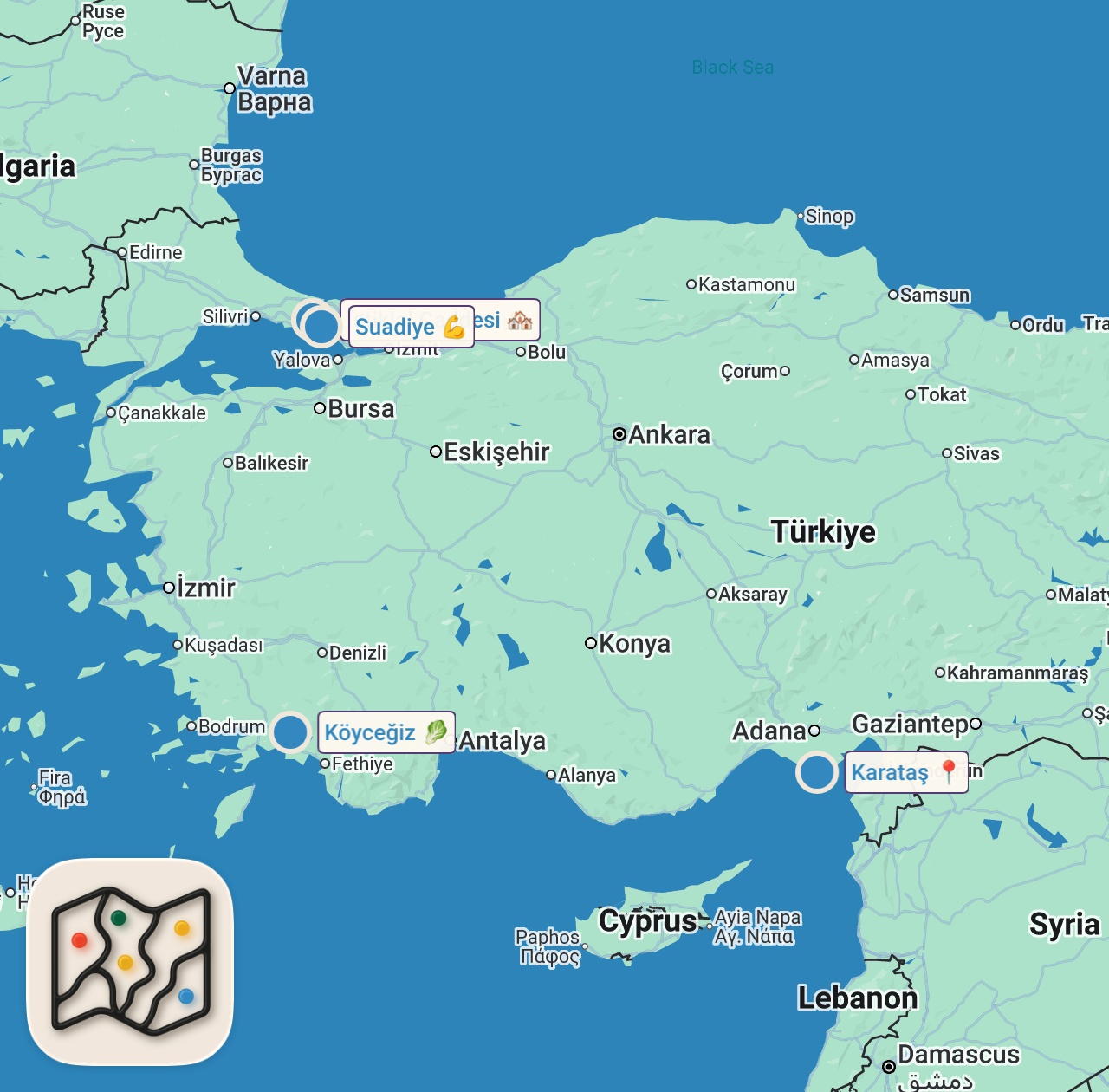 Map preview for BU BALIK 500 LİRA | REŞAT BALIK MARKET