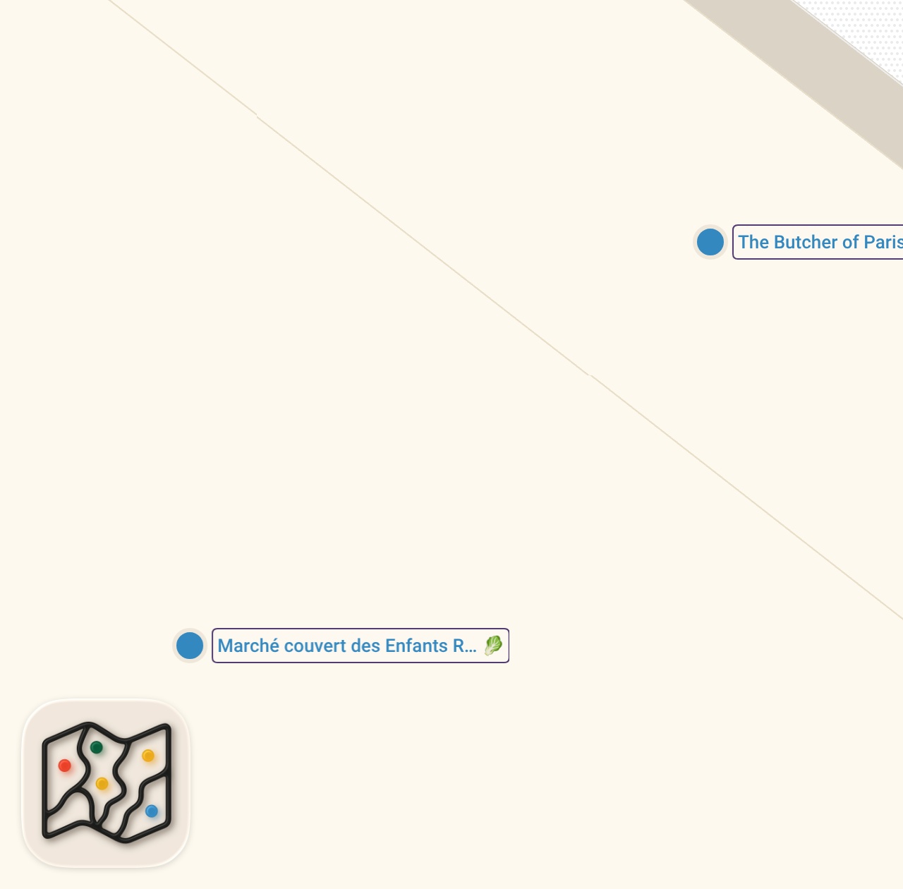 Map preview for TRYING DONKEY & PIGEON AT THE BUTCHER OF PARIS | FROM PARIS WITH LOVE PART DEUX