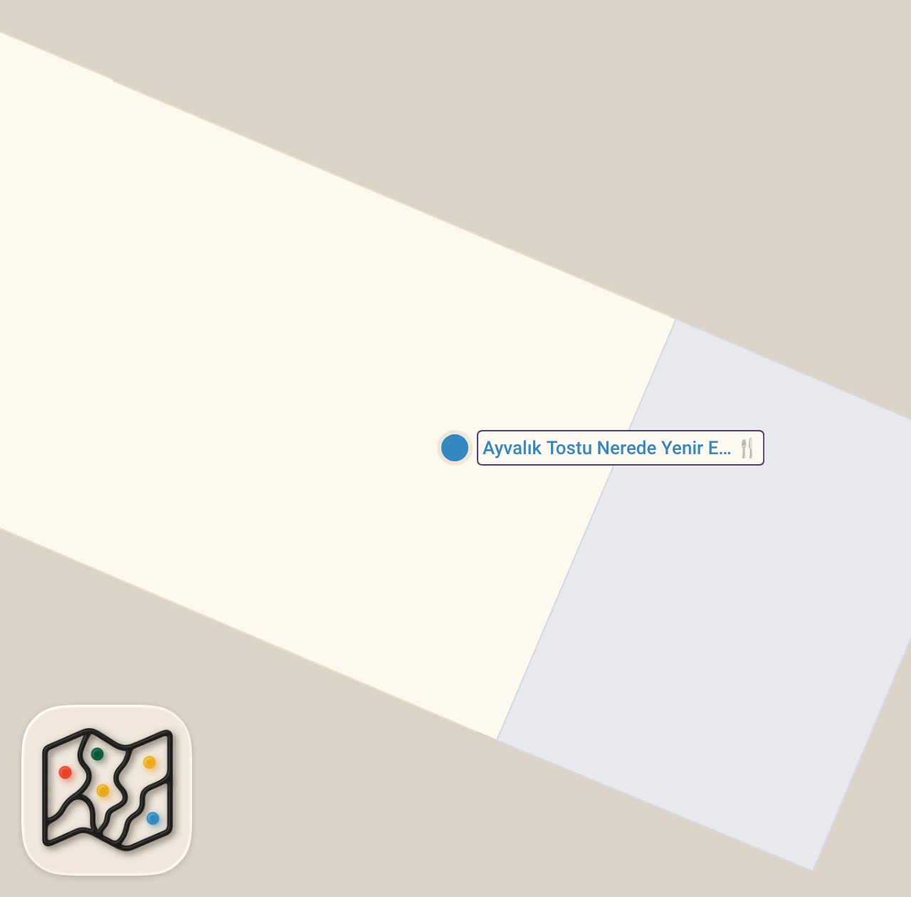 Map preview for BU TOSTU YERSEN HELAL OLSUN! | EYMEN BÜFE AYVALIK