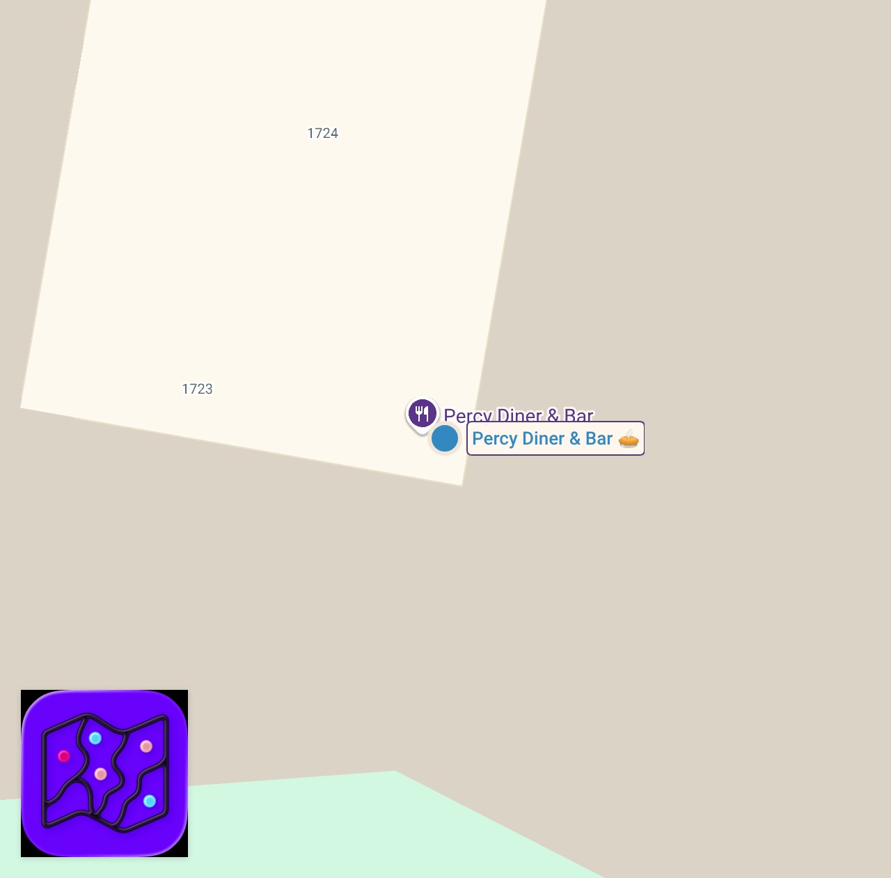 Map of 1 spots from A Very Fishtown Diner