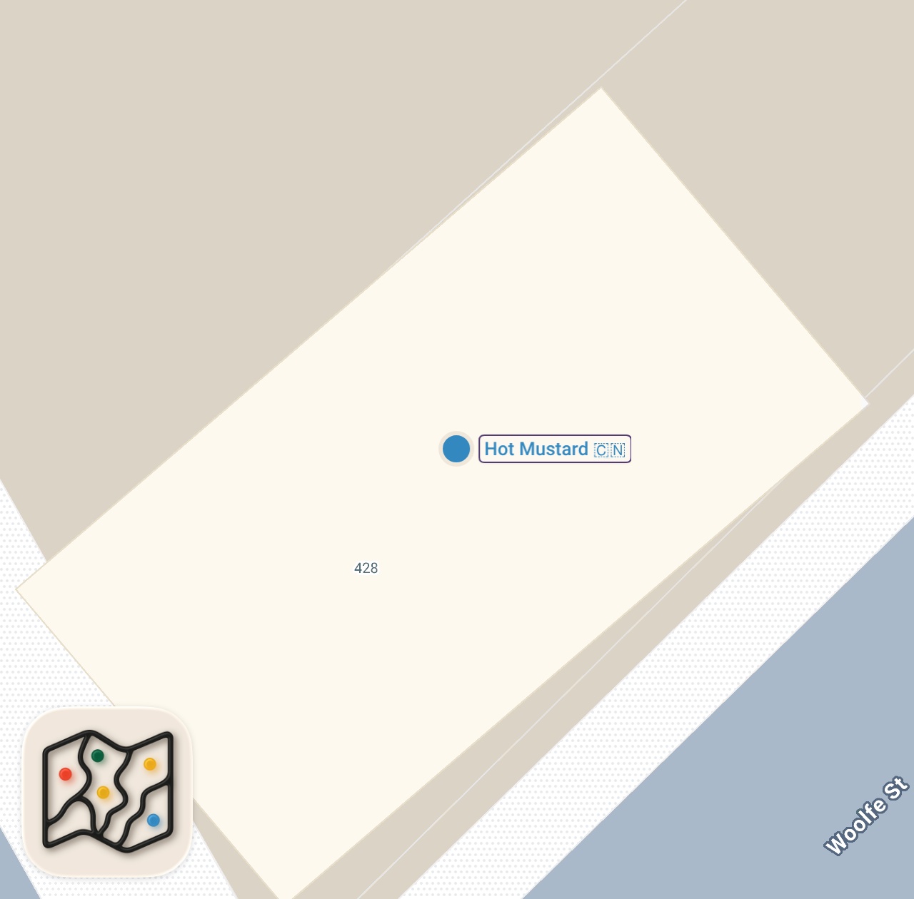 Map of 1 spots from Eating at SKETCHY Restaurants For 24 Hours... (South Carolina)