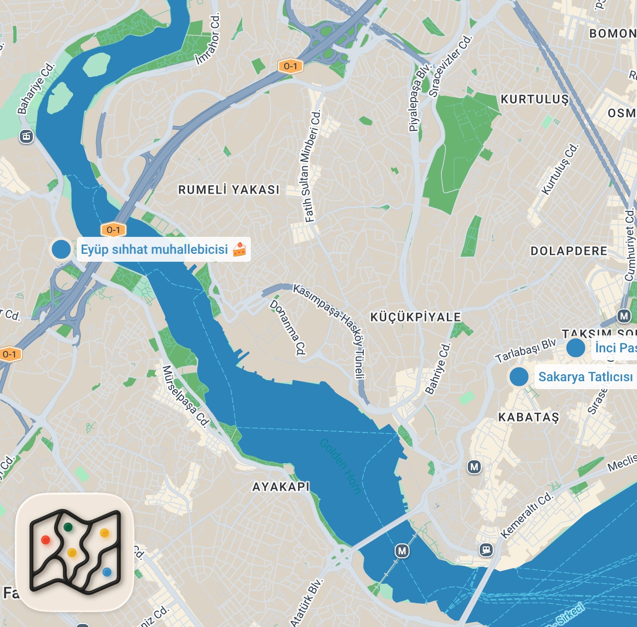 Map preview for İstanbul'da Bu Tatlıları Mutlaka Deneyin! #reklam